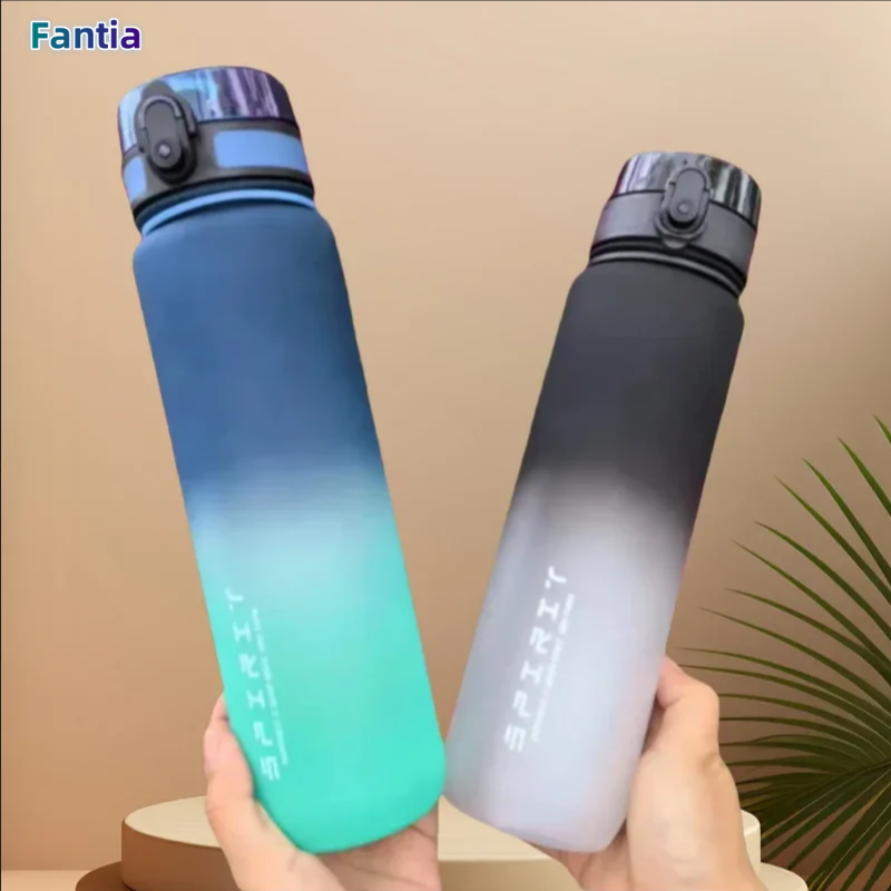 Outdoor Camping Direct - 500ML/650ML/1000ML Large Capacity Sports Bottle Motivational