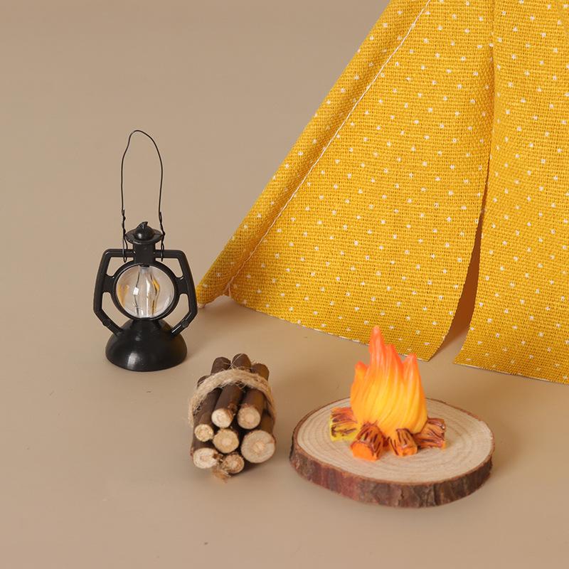 Outdoor Camping Items - 1:12 Scale Camping Tent Model Decoration