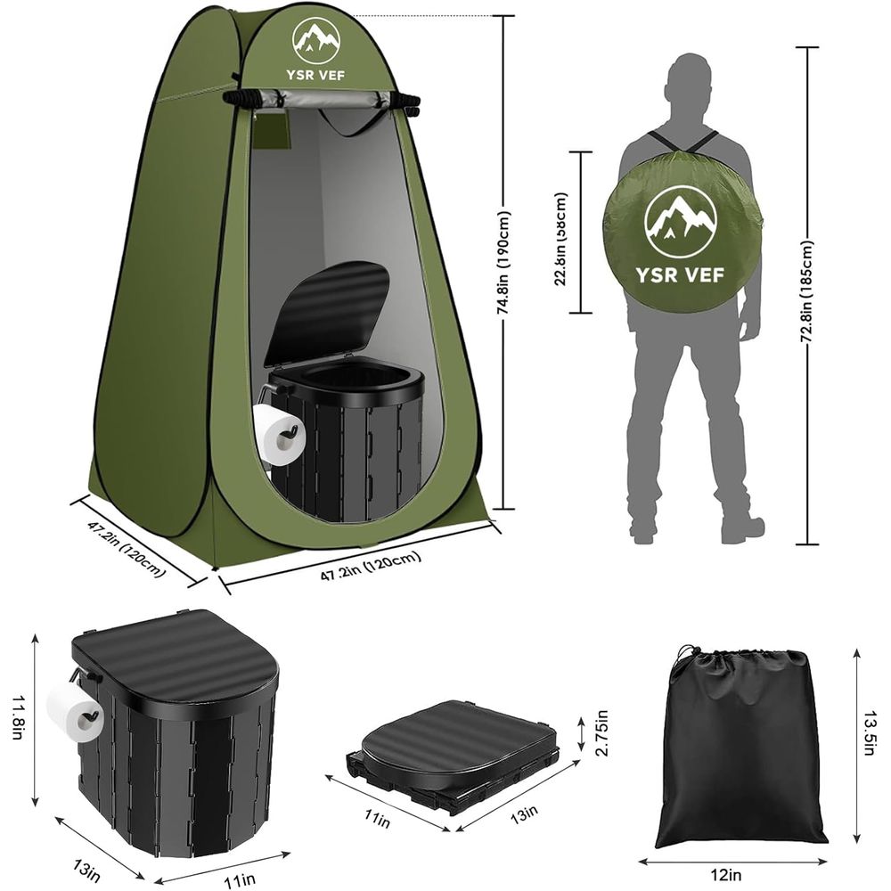 Portable Toilet Kit, Camping T - Outdoor In Camping review and price