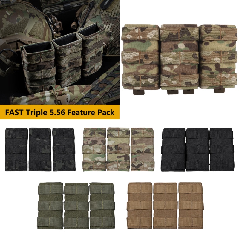 MOLLE-Compatible Triple Magazi - Outdoor Camping Magazine review and price