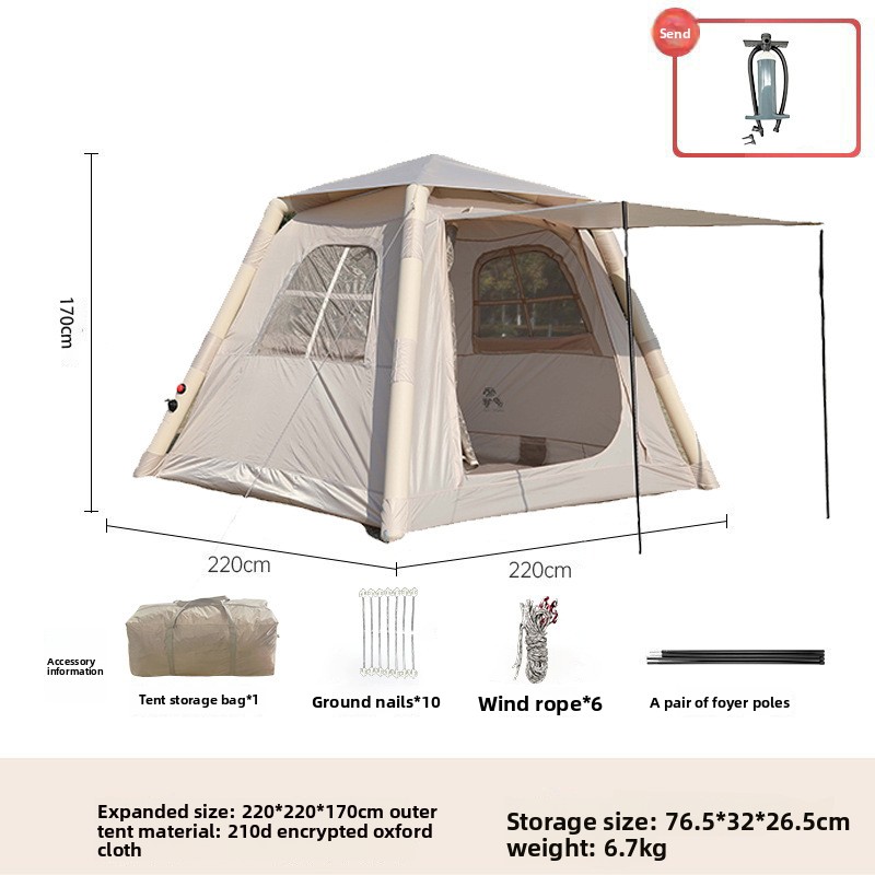 5㎡ Luxury Outdoor Air Tent Cam - Outdoor Camping Tent Waterproof review and price