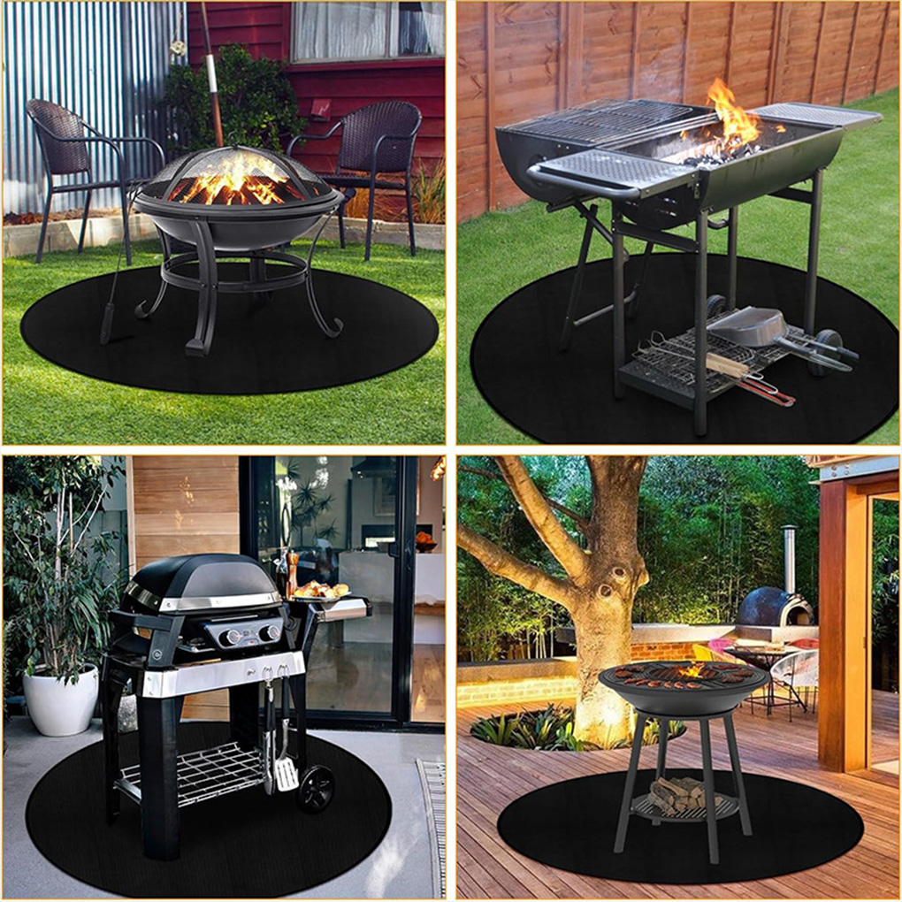 Fireproof mat double-sided bla - Outdoor Camping Kitchen review and price