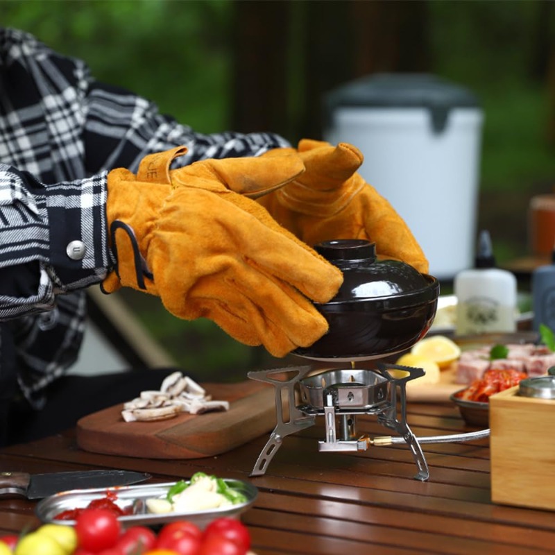 Outdoor BBQ Grilling Heatproof - Outdoor Camping Grill review and price